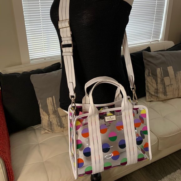 New KATE SPADE Medium Satchel See Through - Picture 4 of 6